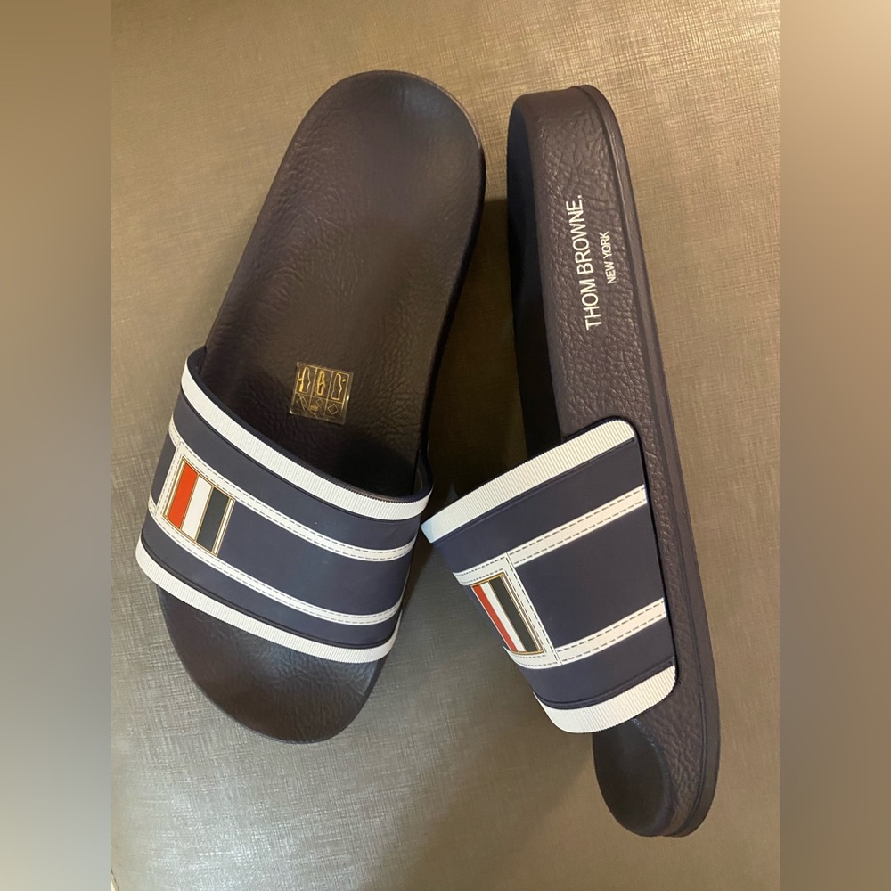 Thom Browne Slides Brand new UK 7. Tags On.